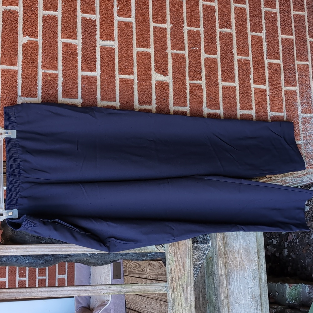 EHL Vintage Navy Blue Casual Dress Pants Women's 20W Made In Canada